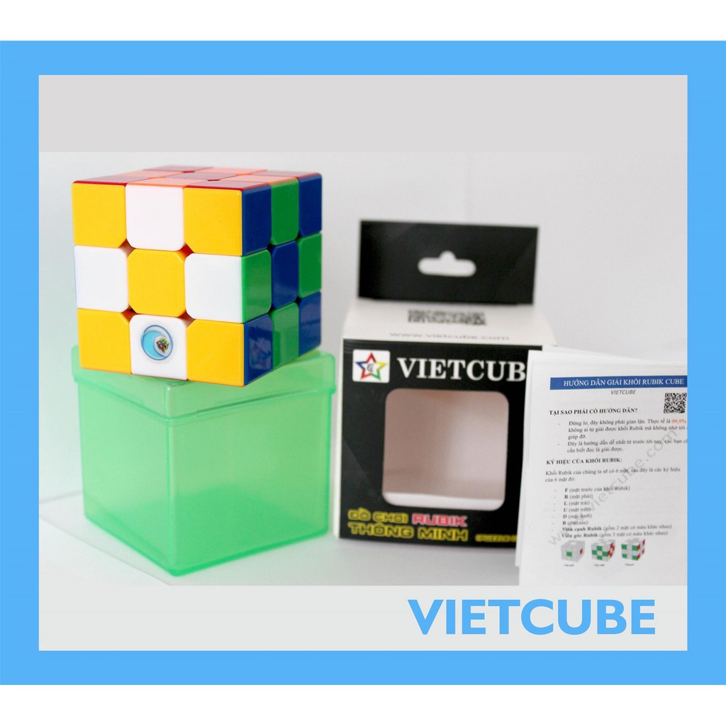 [FREESHIP] Đồ chơi Rubik 3x3x3 Vietcube - VC3301 ( Stickerless) - Rubik Ocean [SHOP YÊU THÍCH]