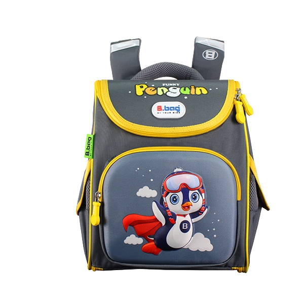 Ba Lô Chống Gù Genius Box F2-Penguin B-12-105 Xám - B.bag