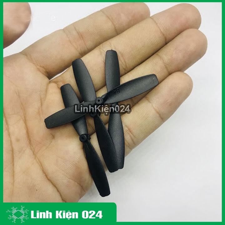 Bộ 2 cánh máy bay 55mm, lỗ 1mm sử dụng cho mô hình máy bay, flycam, quạt mini...
