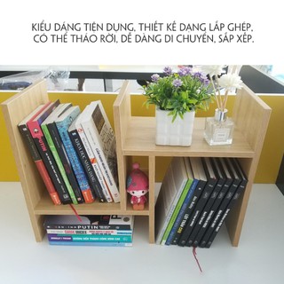 Kệ sách gỗ mini để bàn
