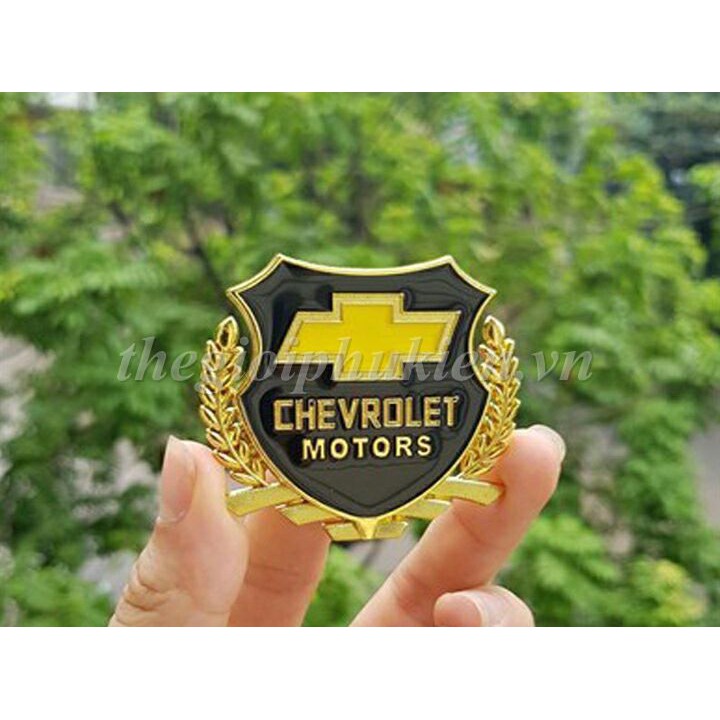 [HOT] Bộ 2 Logo dạng Bông lúa theo xe Chevrolet