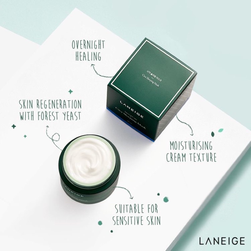 [Authentic] Mặt nạ ngủ LANEIGE Cica Sleeping Mask EX 60ML | BigBuy360 - bigbuy360.vn
