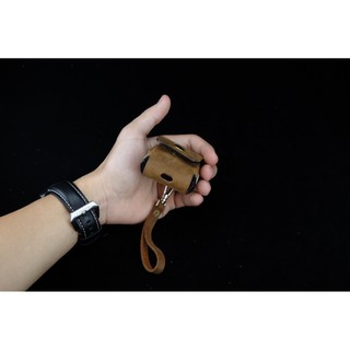 Bao da airpod da bò thật handmade