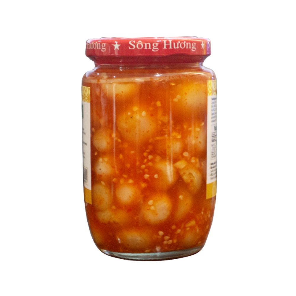 Cà Pháo Chua Cay Sông Hương Foods Hũ 390g - Ăn Kèm Cơm, Bún, Phở, Mì Tôm, Ăn Vặt, Thịt Nướng