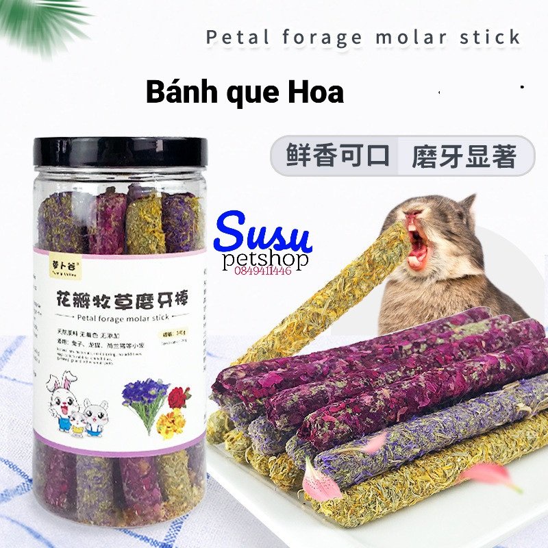 Bánh cỏ thảo mộc cho Thỏ, Bọ và Chinchilla, Hamster