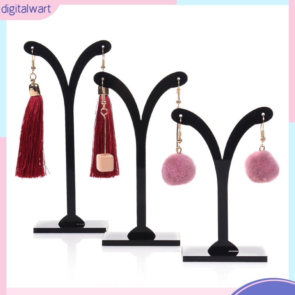 Set 3 giá đỡ trưng bày bông tai bằng acrylic tiện dụng