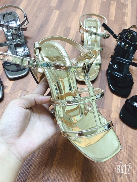 Giày sandal ba quai gân giữa mã H1