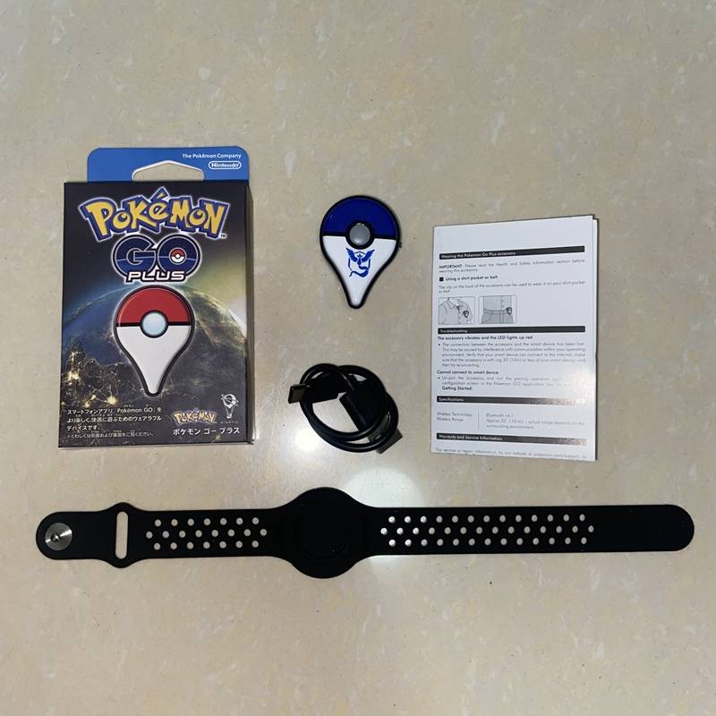2021 New Rechargeable Pokémon bracelet Pokemon Go Plus Pokemon Go Plus automatic manual smart switch mode