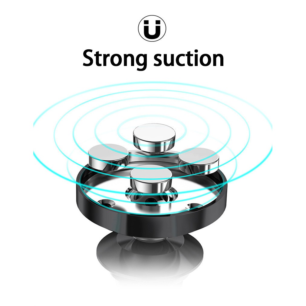 Giá Đỡ Điện Thoại Từ Tính Xoay 360 Độ Bằng Kim Loại Gắn Lỗ Thông Gió Xe Hơi° Kẹp Dính Xoay