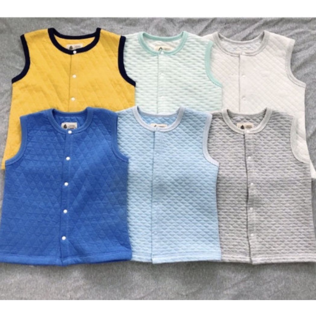 Áo gile hãng MOMMA BABY hàng chính hãng cho bé trai/bé gái chất cotton size 9M-36M