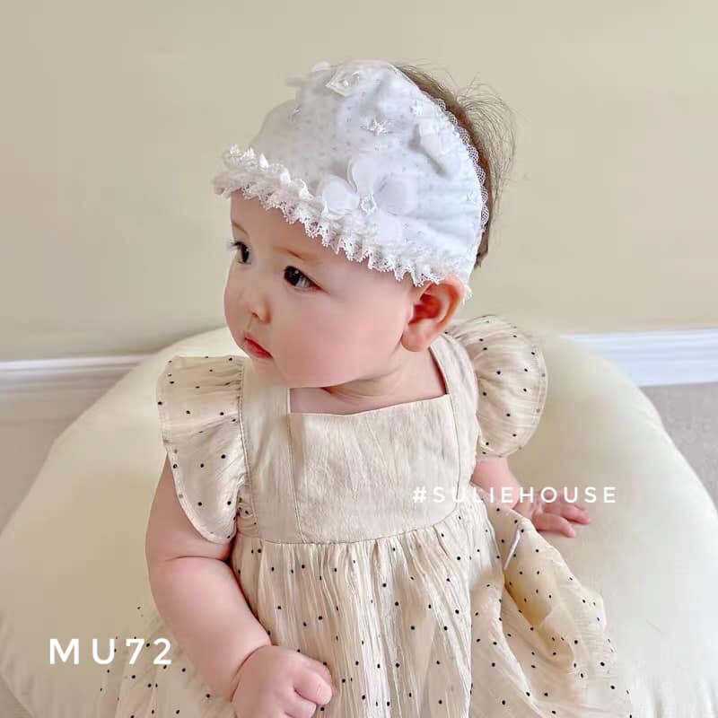 Mũ che thóp cho bé gái MU72