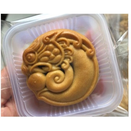 Khuôn trung thu lò xo 1 mặt Rồng ngậm ngọc 150g