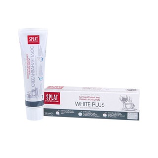 Kem đánh răng splat white plus nga làm trắng răng sạch mảng bám, cao răng hơi thở thơm mát