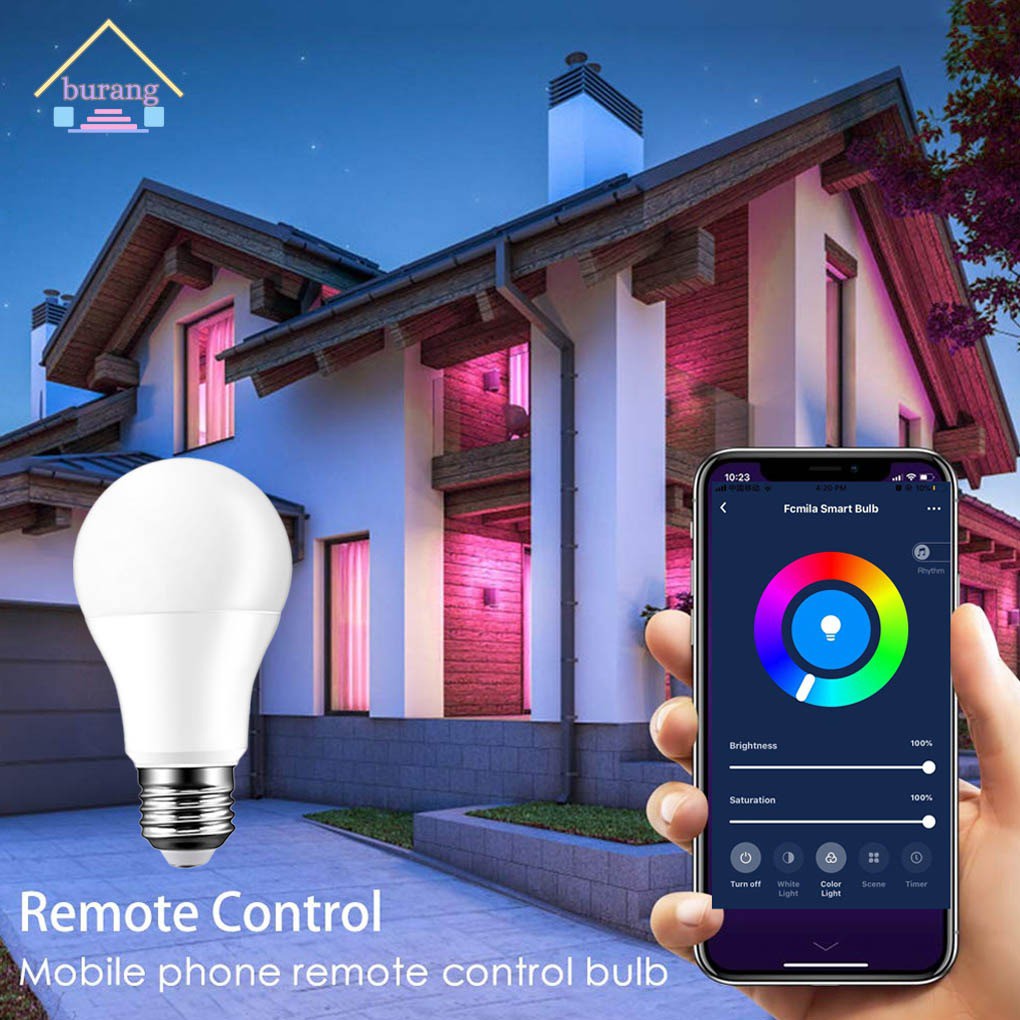Bóng Đèn Led Thông Minh E27/E12/B22 Điều Khiển Bằng Giọng Nói