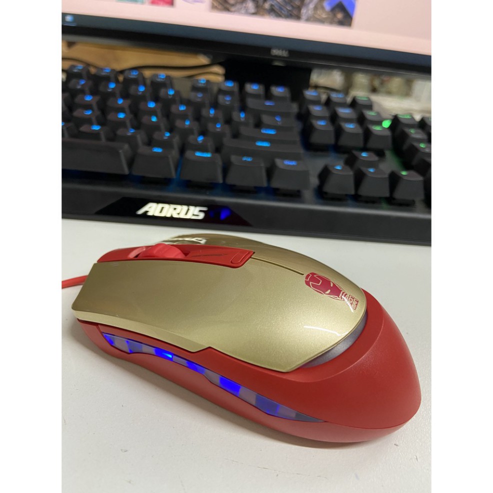 HSGD Chuột Gaming E-Blue EMS145 phiên bản Iron Man Có DPI - Bảo hành 12 tháng 44 D487