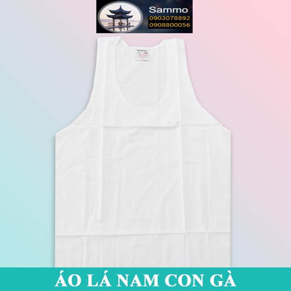 - Áo Lá Nam Cotton Có Tay Và Ba Lỗ ( Con Gà Size 44-&gt;46 )