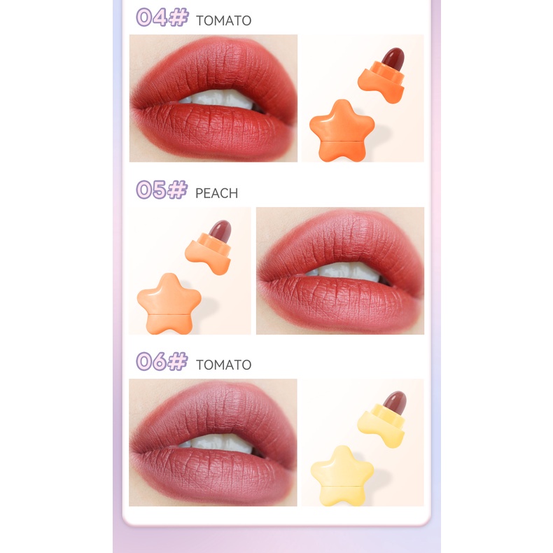 Set 6 son môi Derol Mini màu sắc ngọt ngào lâu trôi chống thấm nước | BigBuy360 - bigbuy360.vn