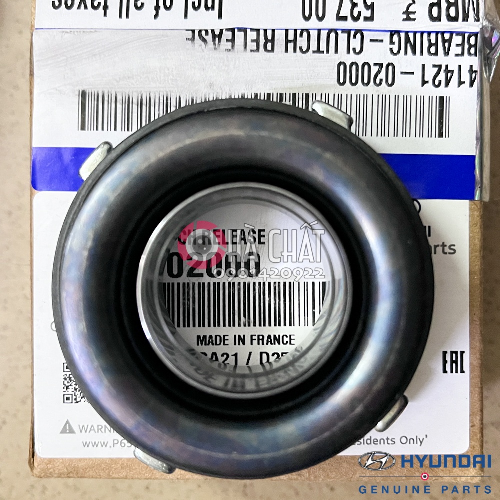 Bộ côn Hyundai i10 chính hãng 🚘 nhập khẩu HYUNDAI MOBIS Hàn Quốc 🎯 Lá côn, bàn ép, bi tê 4110002857 4130002857 414210200