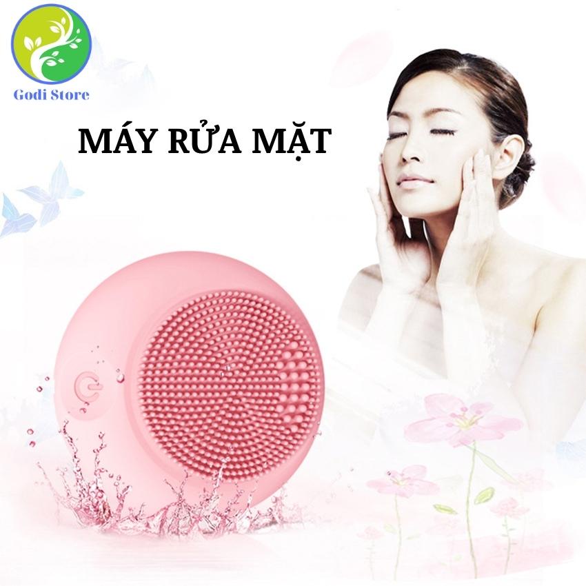 Máy Rửa Mặt Làm Sạch Sâu Kết Hợp Massage Mặt Thu Nhỏ Lỗ Chân Lông Silicone Cao Cấp - G37