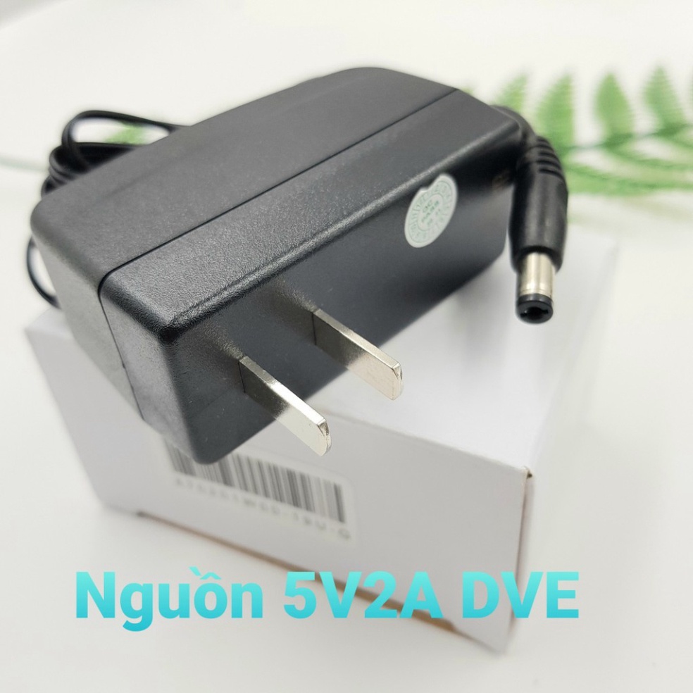 Nguồn Adapter 5V2A 5.5x2.1MM DVE Chính HãngNguồn Camera Wifi Model 5VCục sạc 5V