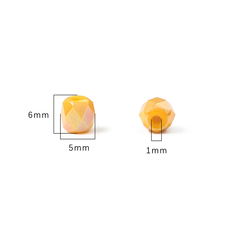 20 Hạt thủy tinh màu sắc BEADIA dùng làm trang sức diy