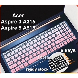 Tấm Lót Bảo Vệ Bàn Phím Máy Tính Acerspire 3 A315 Aspire 5 A515 A315-42 A315-55 A315-23 A315-34 A315-57G 3P50 ryzen 3 Acer Bằng Silicon Mềm Cho Laptop 15.6 '' Inch