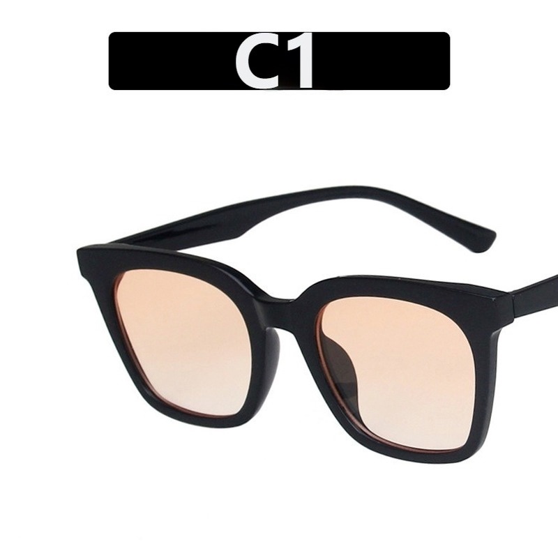 Kính Mát Gọng Đen Chống Nắng Thời Trang Cho Nam Nữ