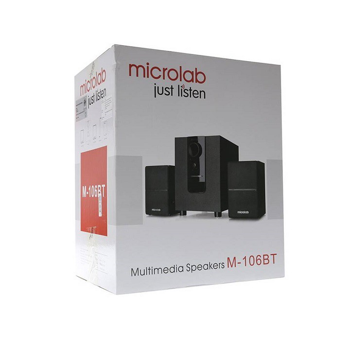 Loa Vi Tính Chính Hãng MICROLAB M106BT/2.1 Kết Nối Bluetooth