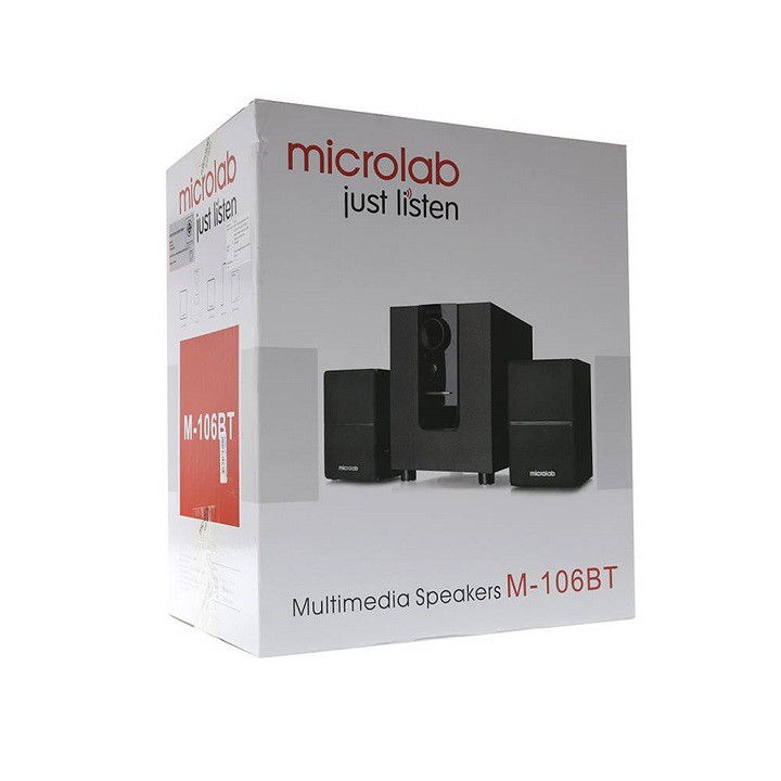 { GIÃM GIÁ } Loa Vi Tính MICROLAB M-106BT/2.1 Kết Nối Bluetooth - HIBUDDY