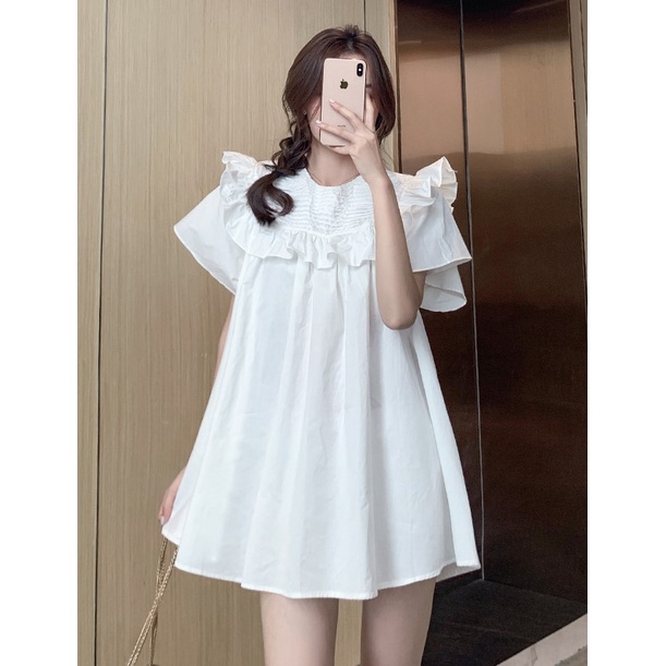 Đầm babydoll dáng xòe tiểu thư Ulzzang Emilyshop
