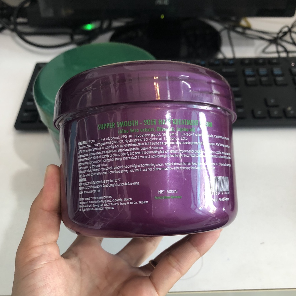 HẤP TÍM KENDALI KEM Ủ TÓC SIÊU PHỤC HỒI 500ML-1000ML