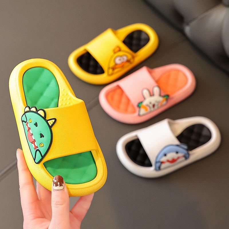 Dép Sandal Mềm Chống Trượt Thoải Mái Họa Tiết Thú Cưng Hoạt Hình Dễ Thương Dành Cho Trẻ Em