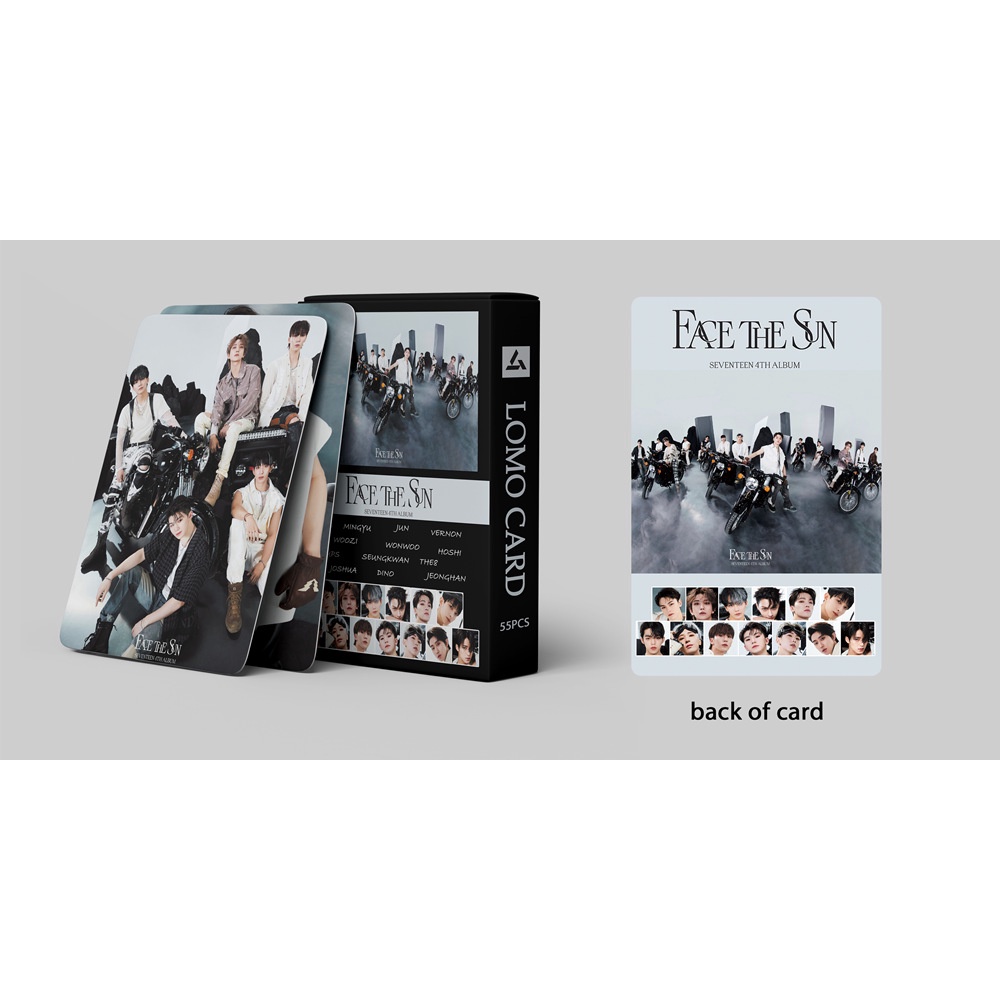 Seventeen Album FACE THE SUN Photocard DARLING Attacca Lomo Card Postcard