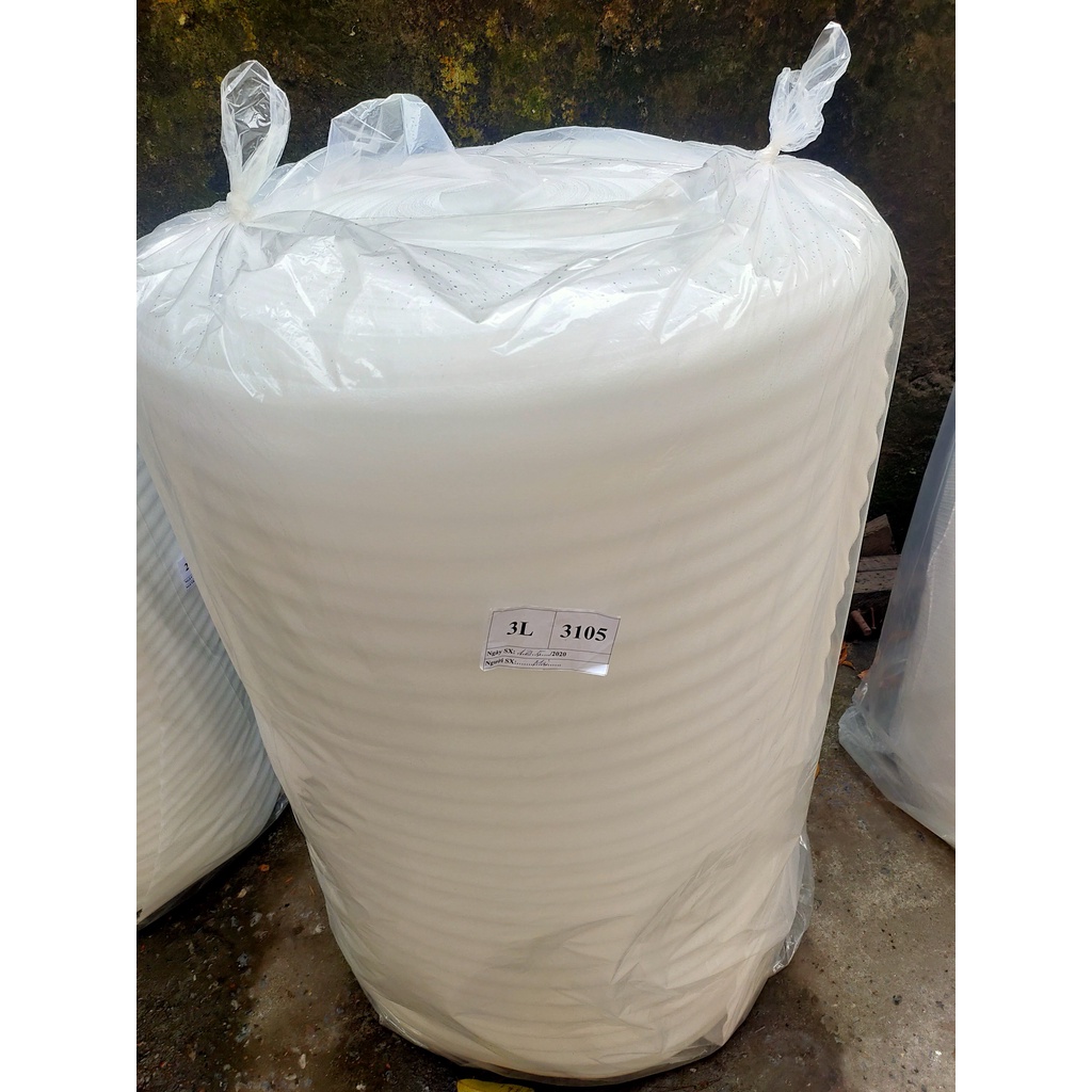 [1m x 10m] Xốp Foam FE dày 2/3 ly (2mm), 3mm rộng 1m bọc hàng chống vỡ, xốp lỳ