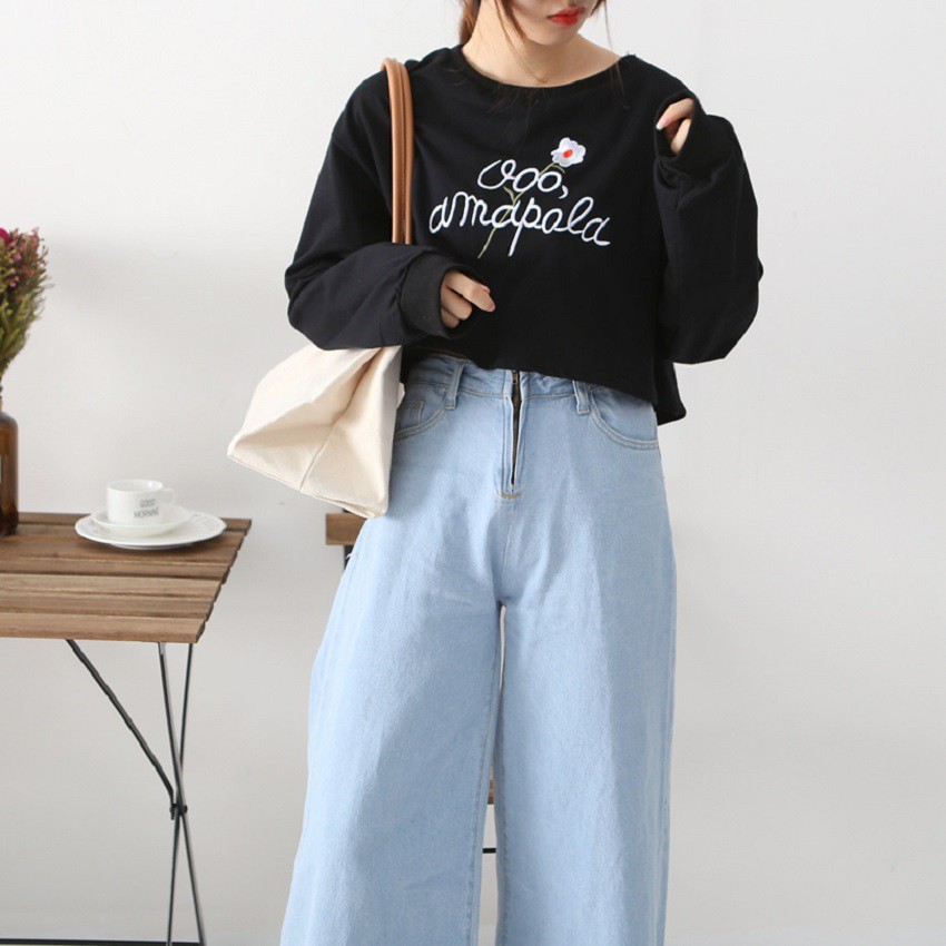 Áo Thun Croptop Dài Tay Nữ Thời Trang Zenkocs3 WM TOP 078