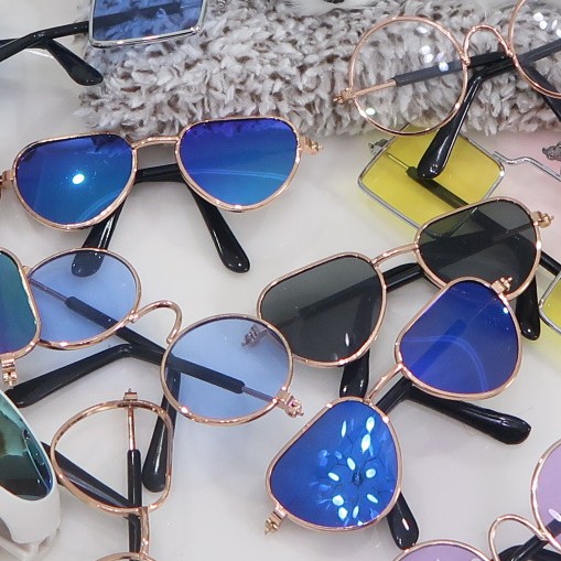 Kính trái tim cho doll 20cm