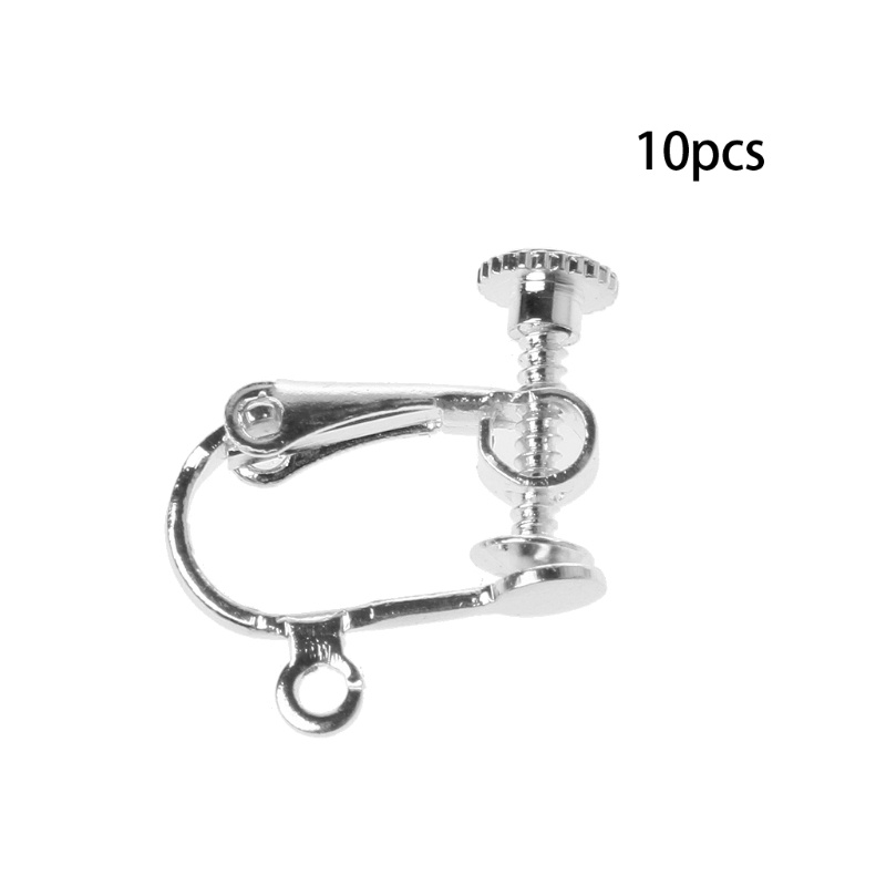 Bông Tai Chuyển Đổi Dạng Kẹp Không Cần Xỏ Lỗ Kèm Miếng Đệm