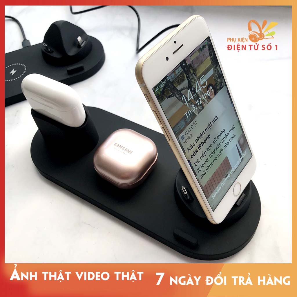 Bàn Xạc Không dây đa năng 6 cổng tiện dụng, thời trang