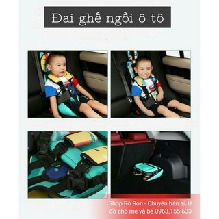 ĐAI GHẾ NGỒI Ô TÔ CAO CẤP KTR510 CHO BÉ