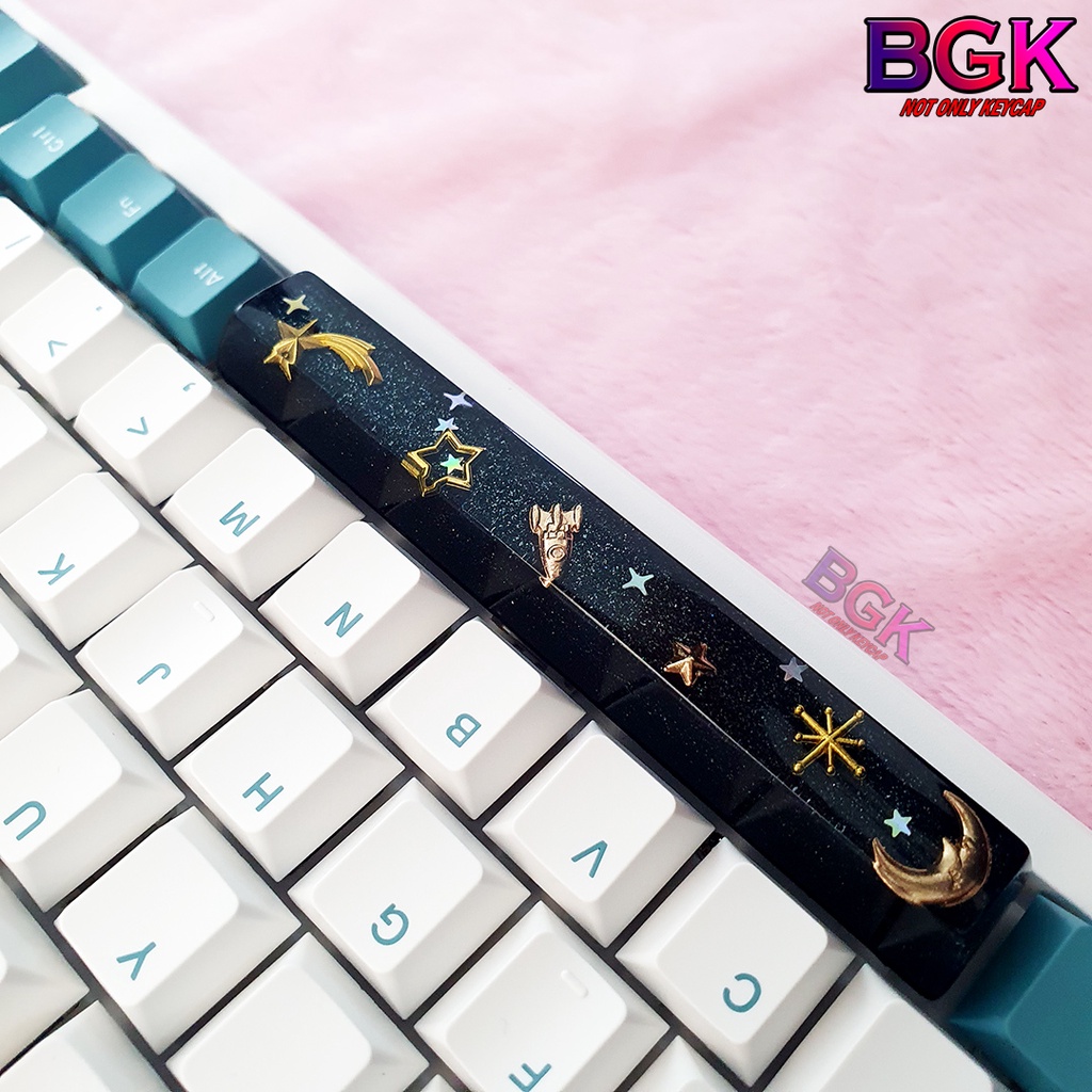 Keycap Nút Bàn Phím Cơ Phi Thuyền Vũ Trụ Space SA Profile 6.25U Artisan keycap