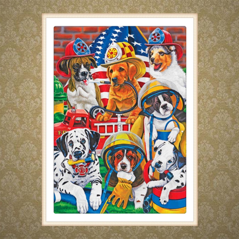 Bộ Tranh Đính Đá 5D Tự Làm Hình Chú Chó Blala Trang Trí Nhà Cửa