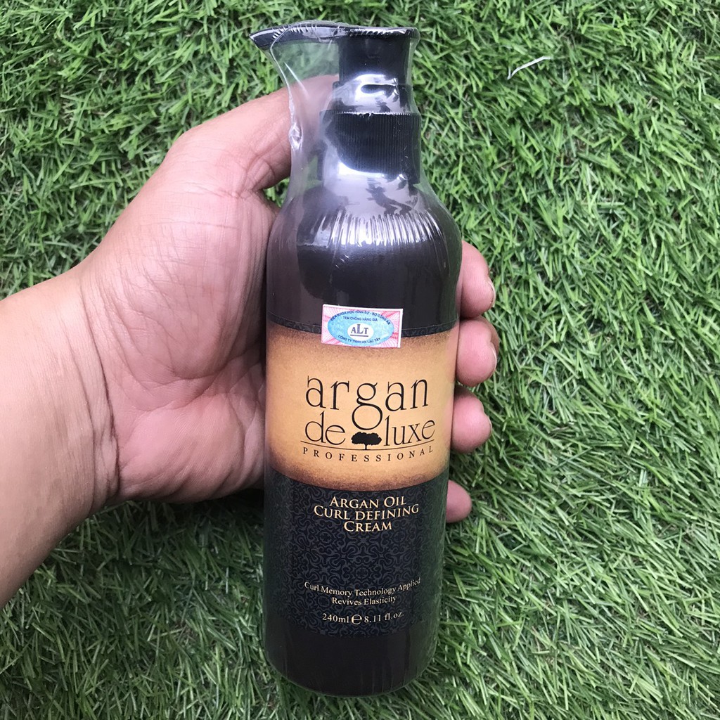 Kem tạo kiểu tóc uốn xoăn – ARGAN DELUXE Curl Defining Cream 240ml