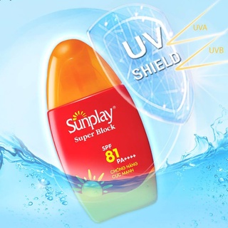 Sữa chống nắng cực mạnh Sunplay Super Block kháng nước tốt SPF 81/PA++++ 30g