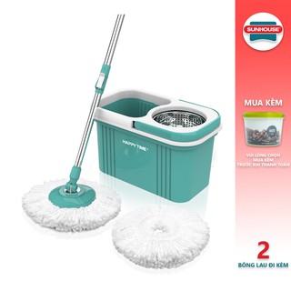 BỘ LAU NHÀ XOAY 360 ĐỘ SUNHOUSE HAPPY TIME KH-CL330S