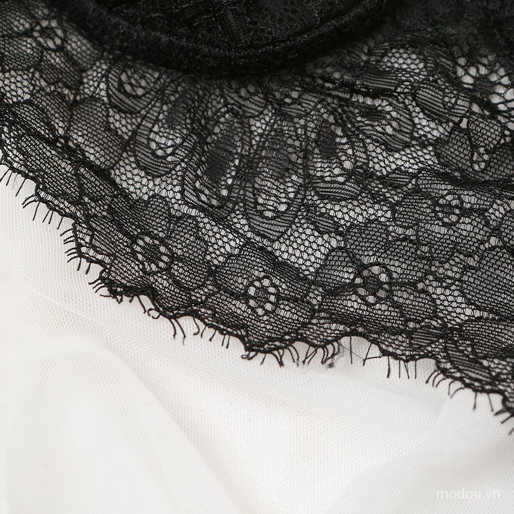 Áo Tank Top Phối Ren Lưới Trễ Vai Quyến Rũ Cho Nữ