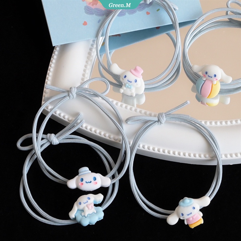 SANRIO Dây Buộc Tóc/ Vòng Tay Hình Búp Bê Cinnamoroll Hoạt Hình Dễ Thương Cho Nữ