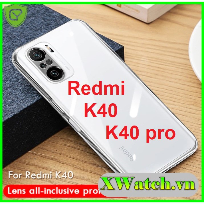 Ốp lưng Meka Redmi K40 / K40 pro chống ố, bảo vệ camera