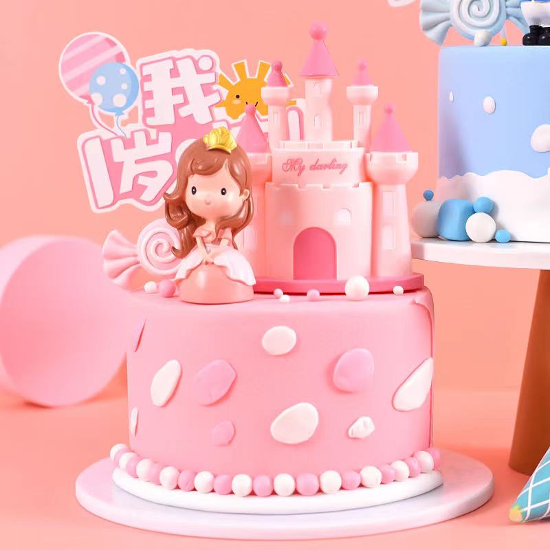 Thiệp Chúc Mừng Sinh Nhật Hình Lâu Đài Công Chúa 3d