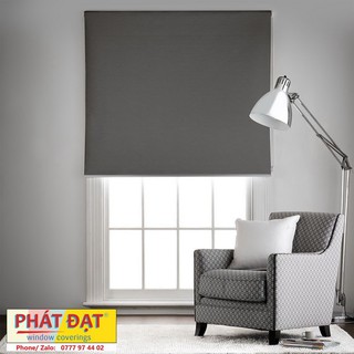 (Rèm ngang 1.0m) Màn sáo, rèm sáo cuốn vải ÁNH KIM chống nắng 100%, gia công theo yêu cầu