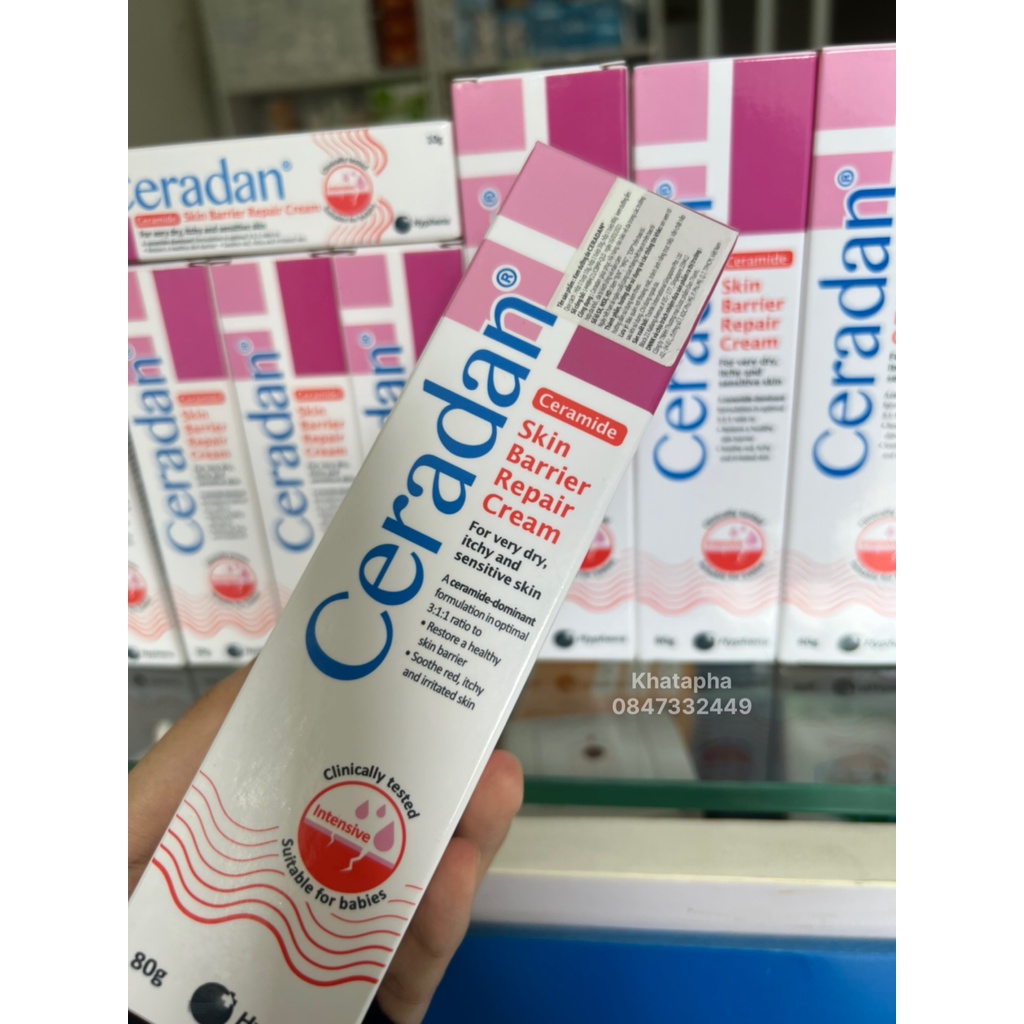 Kem Dưỡng Ẩm Cho Da Khô, Kích ứng Ceradan - Phục hồi hàng rào bảo vệ da